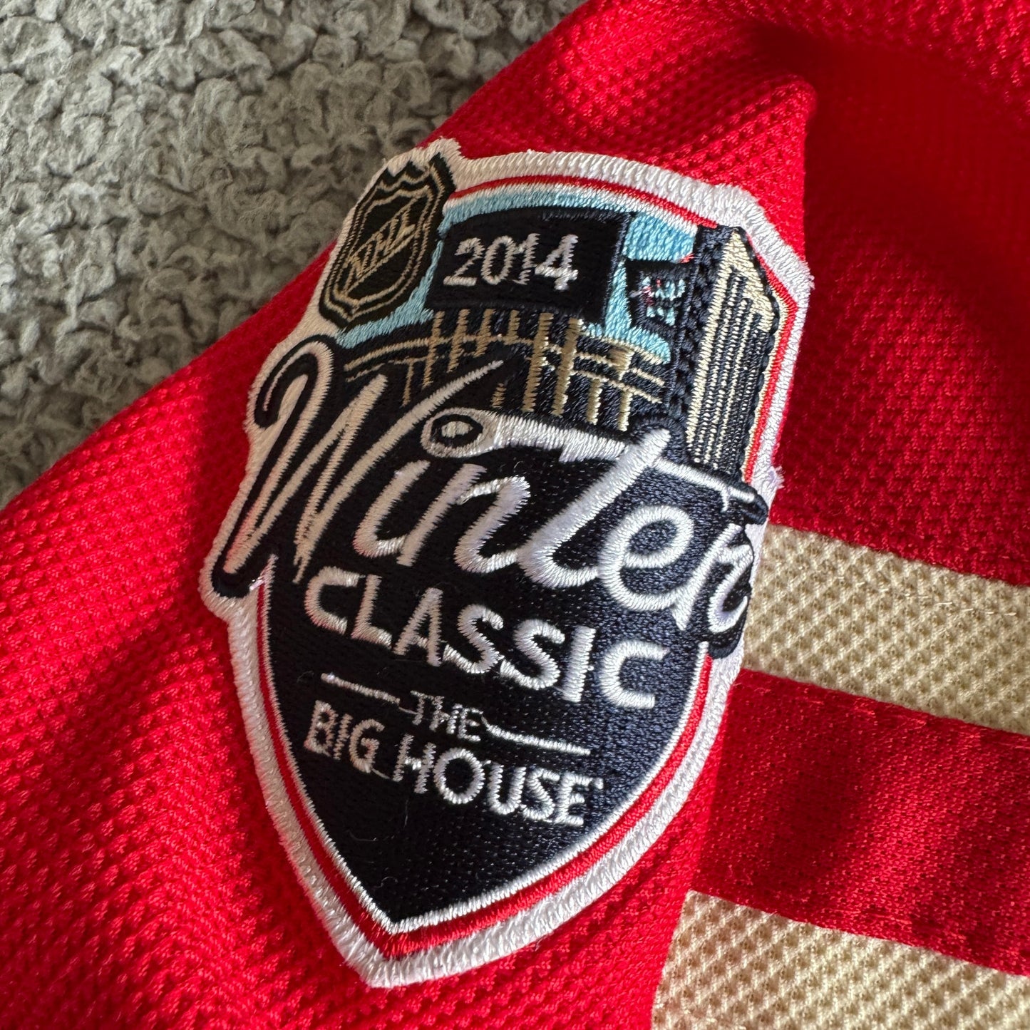 Reebok Pavel Datsyuk NHL Detroit Red Wings 2014 Winter Classic Jersey Y-XL