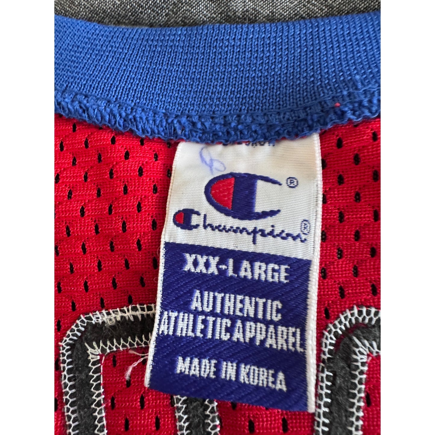 Authentic Champion NBA LA Clippers Lamar Odom #7 Red Jersey Double Tag Size 56