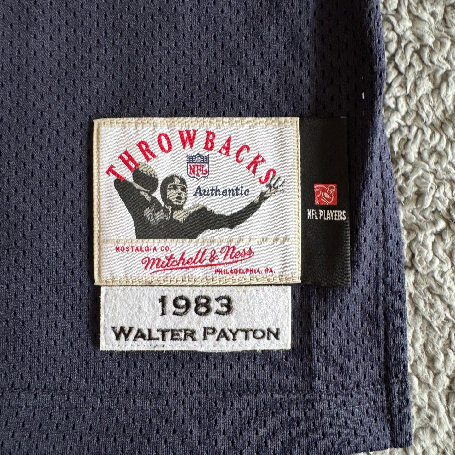 100% Authentic 1983 Walter Payton NFL Chicago Bears Mitchell & Ness Jersey 36-S