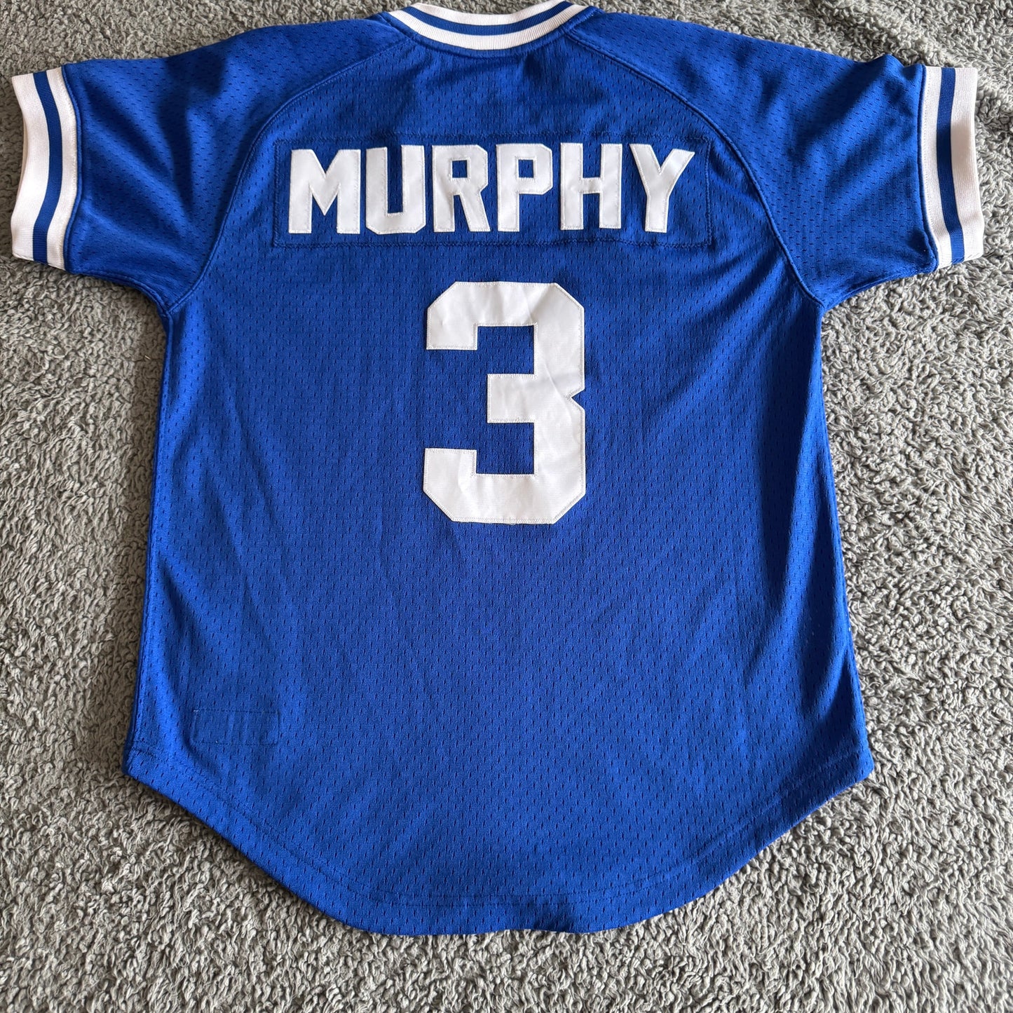 NWOT Dale Murphy Mitchell Ness MLB Atlanta Braves 1981 Blue Practice Jersey 40 M