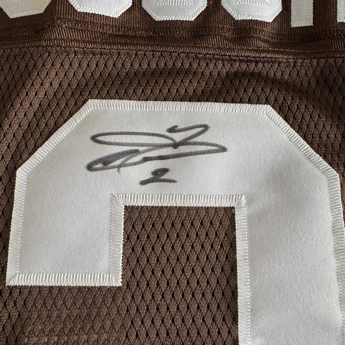 NWT Autographed 2000 Puma Tim Couch NFL Cleveland Browns Home Jersey Sz 50 Rare