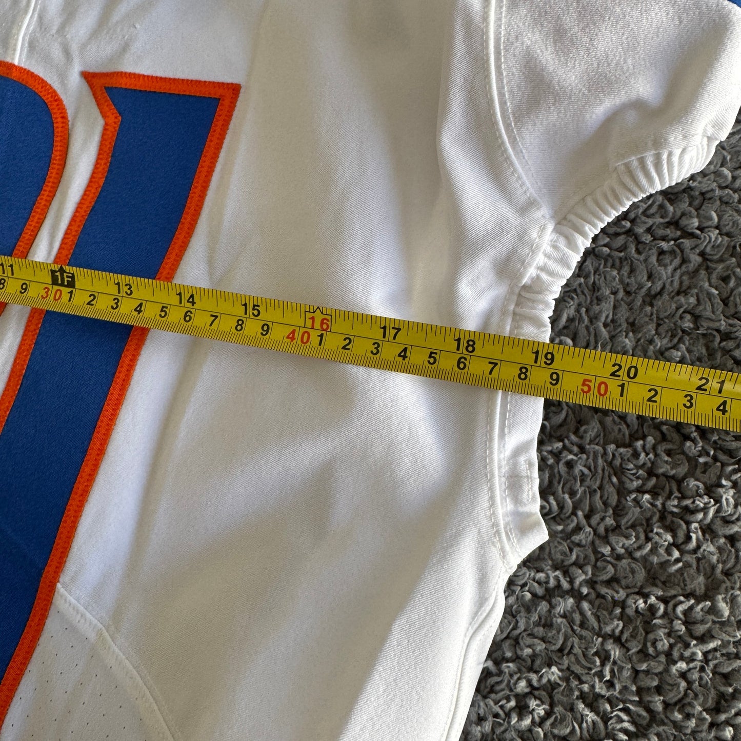 Nike Game Used Boise State Broncos NCAA Football #31 White Jersey 40 MWC w/COA