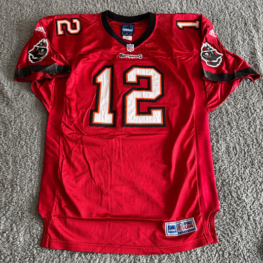 Vintage Authentic 1999 Adidas Trent Dilfer NFL Tampa Bay Buccaneers Jersey Sz 50