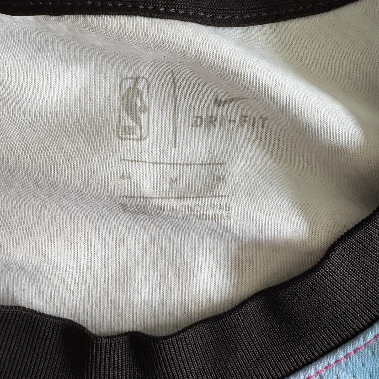 2020 Nike Miami Heat Jimmy Butler City Edition Pink Blue NBA Jersey Size 44 L