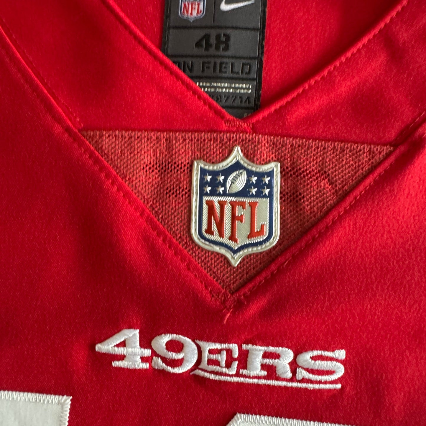 NWOT Nike Elite Jimmy Garoppolo NFL San Francisco 49ers Red Stitched Jersey 48