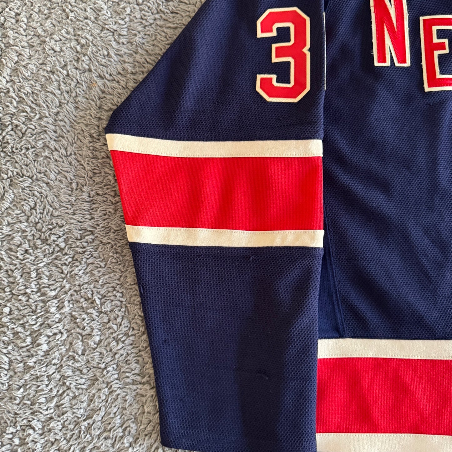 2010 Reebok Henrik Lundqvist NHL New York Rangers 85th Anniversary Jersey Mens M