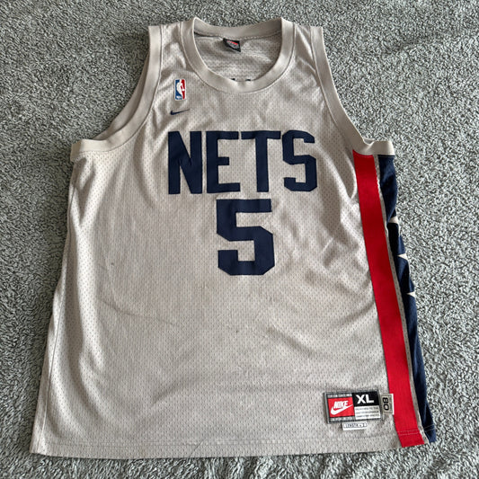 Vintage 2003 Nike NBA New Jersey Nets Jason Kidd Rewind Swingman Jersey Men's XL