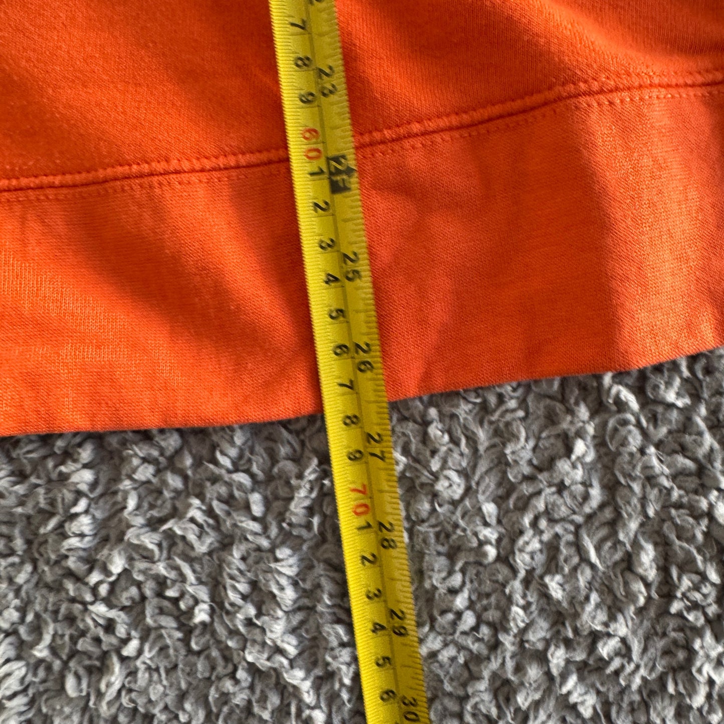 Pressbox NCAA Clemson Tigers Embroidered Long Sleeve Orange Sweatshirt Women's M