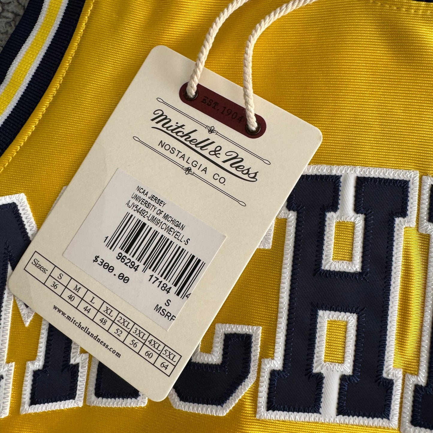 NWT (3) Mitchell & Ness Chris Webber NCAA Michigan Wolverines Jersey Lot Men's S