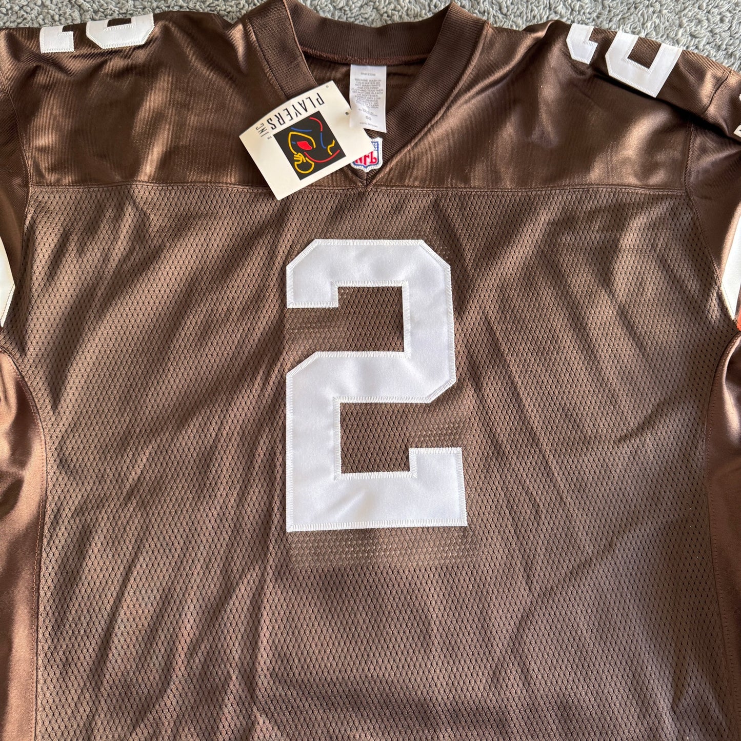 NWT Autographed 2000 Puma Tim Couch NFL Cleveland Browns Home Jersey Sz 50 Rare