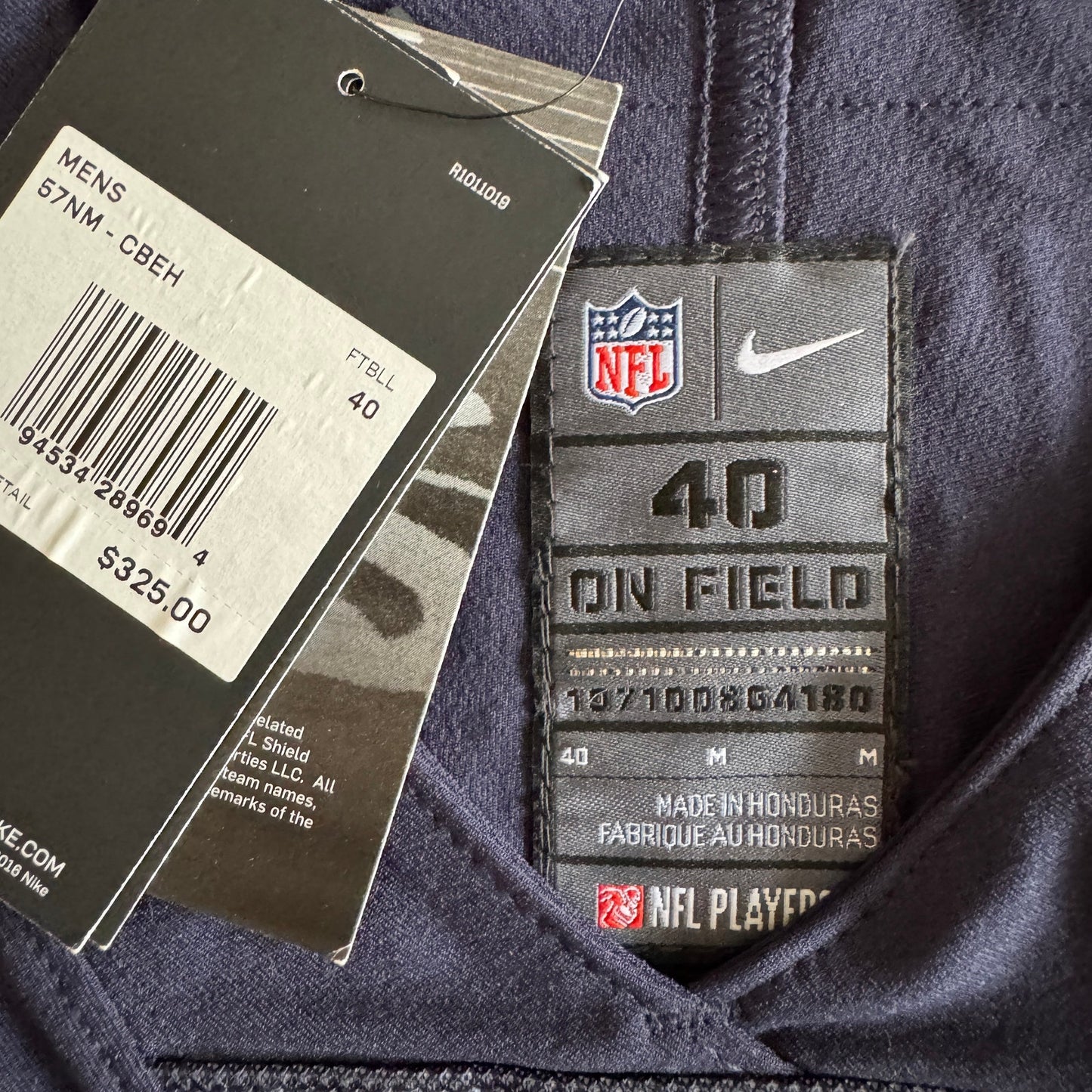 NWT Nike Khalil Mack NFL Chicago Bears Nike Vapor Elite Navy Jersey Men 40 M