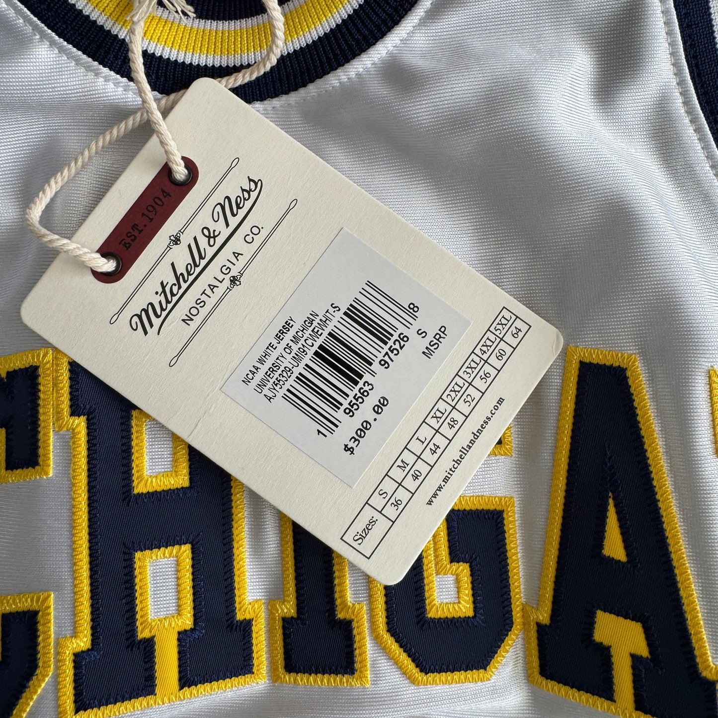 NWT (3) Mitchell & Ness Chris Webber NCAA Michigan Wolverines Jersey Lot Men's S