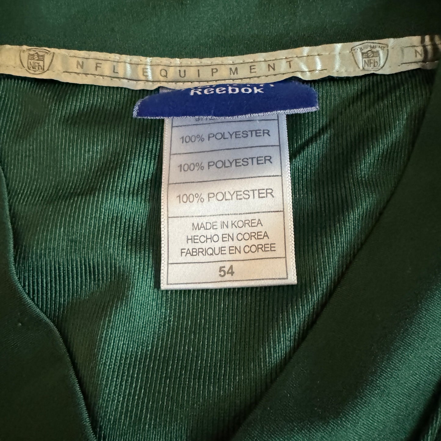 2008 Reebok Brett Favre NFL New York Jets #4 Stitched Jersey Green 54/XXL