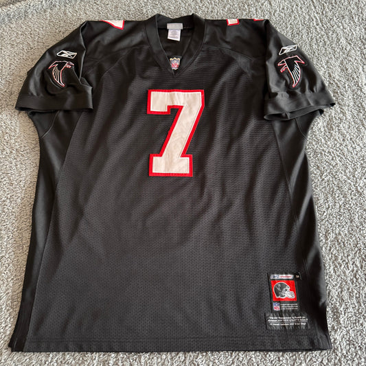 2001 Michael Vick NFL Atlanta Falcons Reebok Stitched Jersey Black NFL 54 2XL