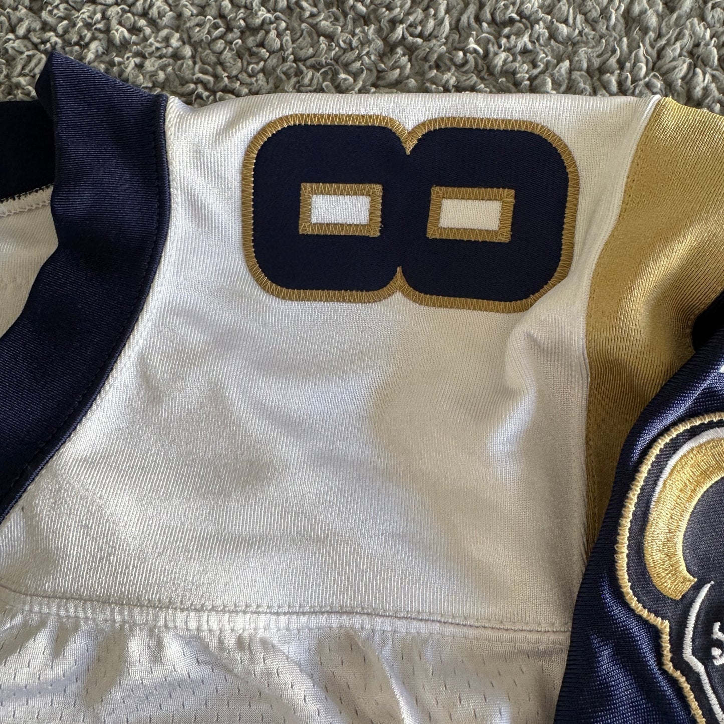 2010 Autographed Reebok Mark Clayton NFL St Louis Rams Game/Team Issue Jersey