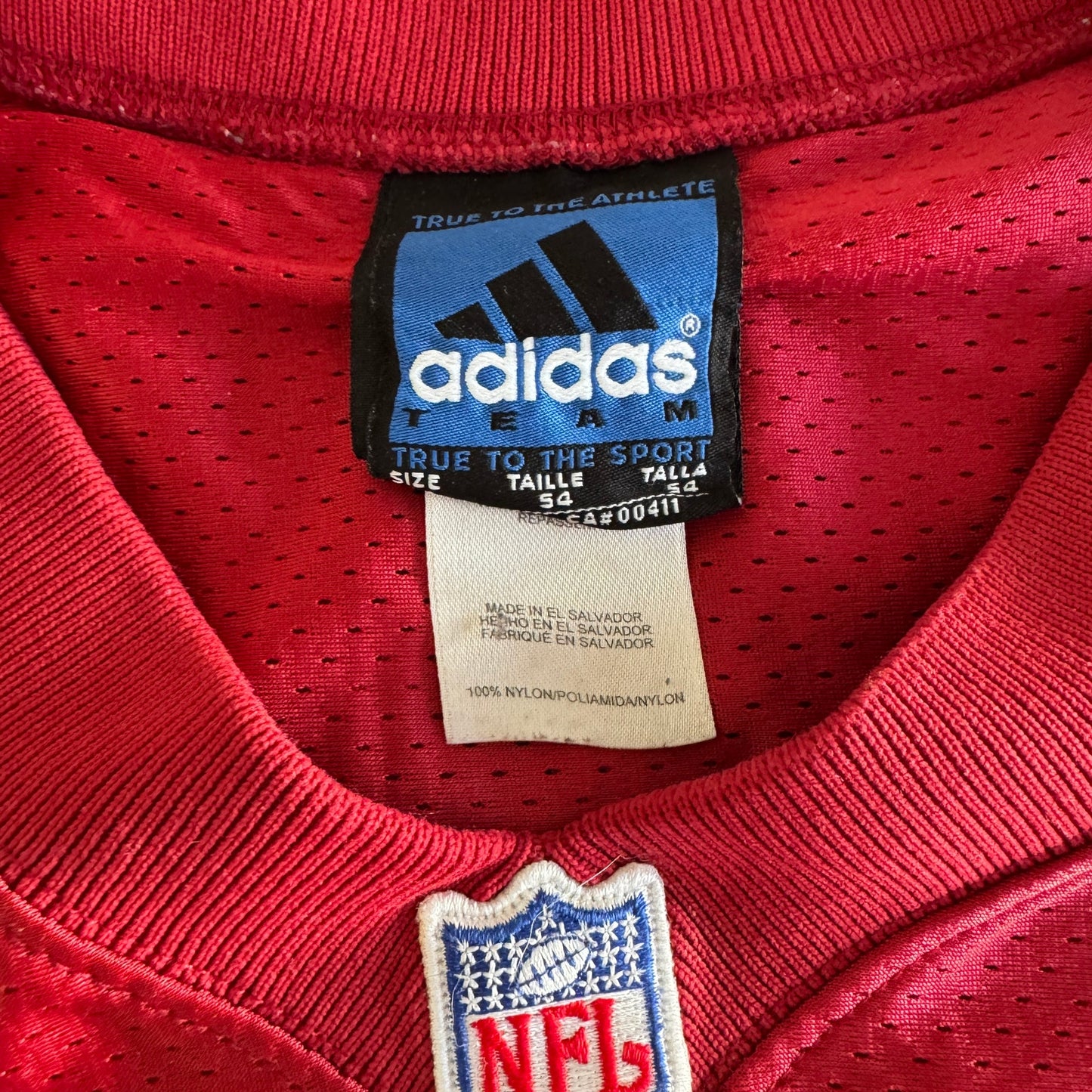 Vintage 2000 Authentic Adidas Steve Young NFL San Francisco 49ers Jersey 54 RARE
