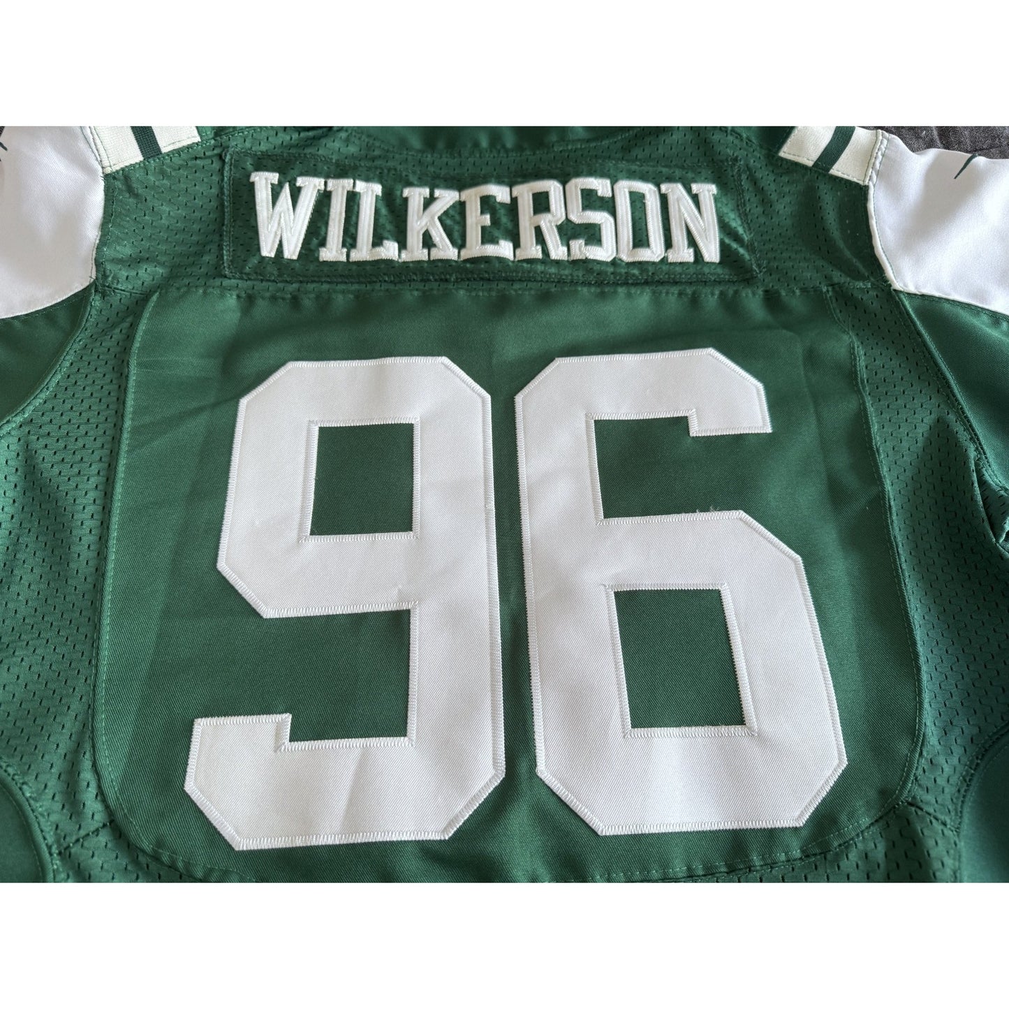 Muhammad Wilkerson NFL New York Jets Nike Elite Jersey Green Size 44 Light Use
