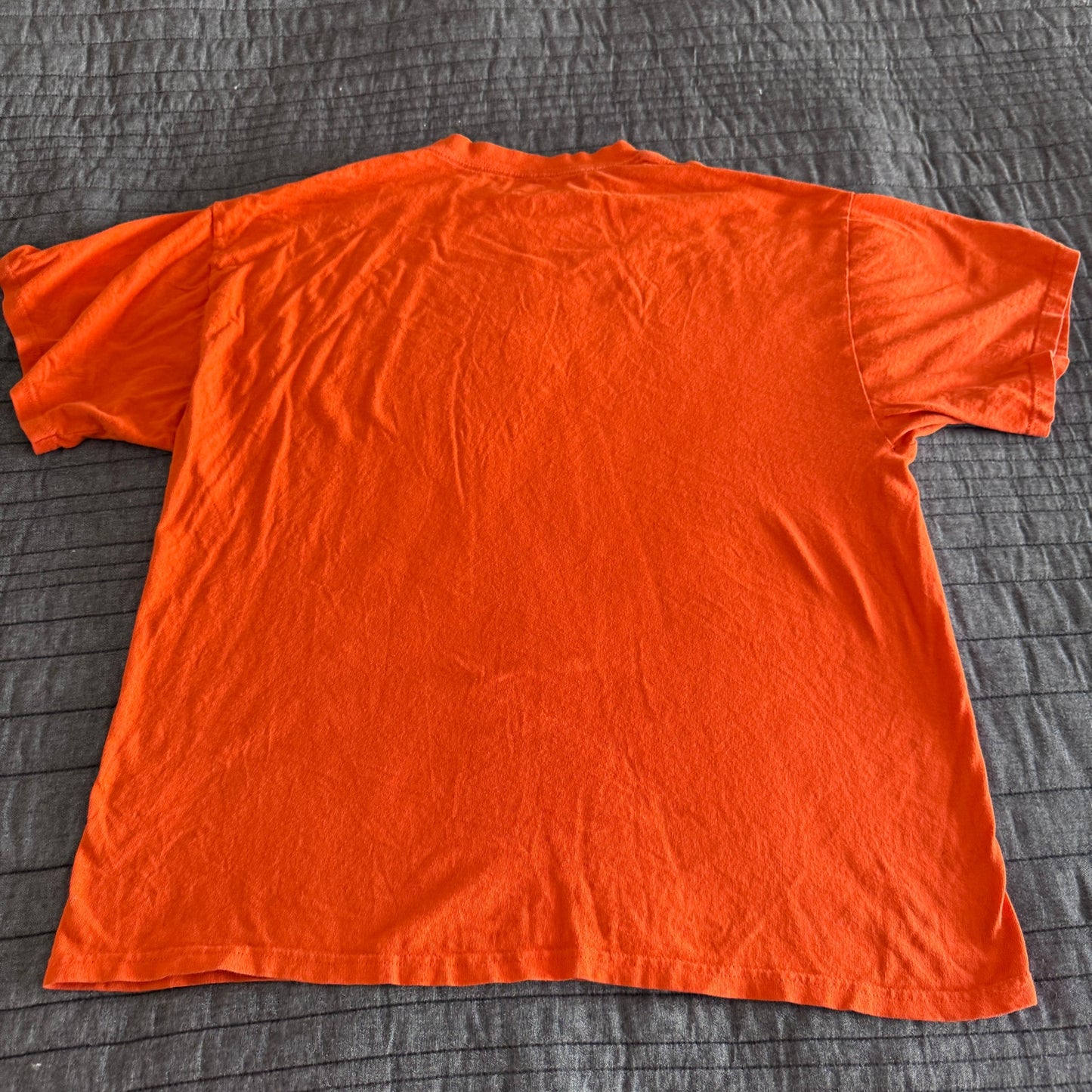 Vintage Soffe NCAA Clemson Tigers Orange Logo Paw 1889 T Shirt Men's X-Large