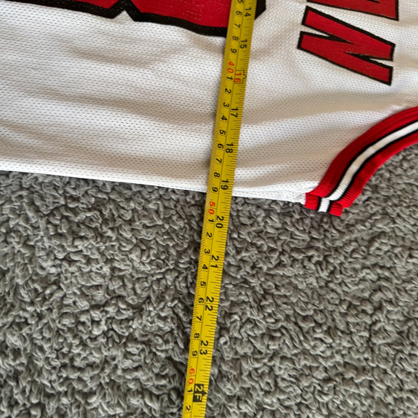 Vintage Champion Authentic Michael Jordan NBA Chicago Bulls White Jersey Mens 40