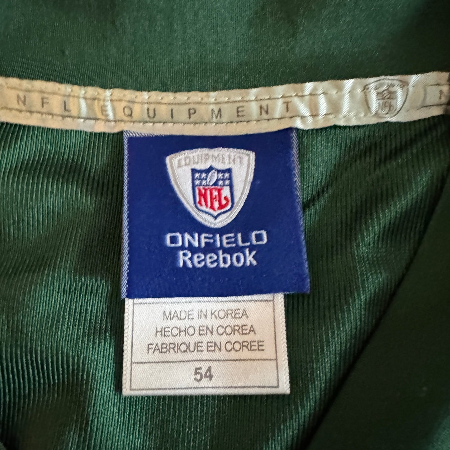 2008 Reebok Brett Favre NFL New York Jets #4 Stitched Jersey Green 54/XXL