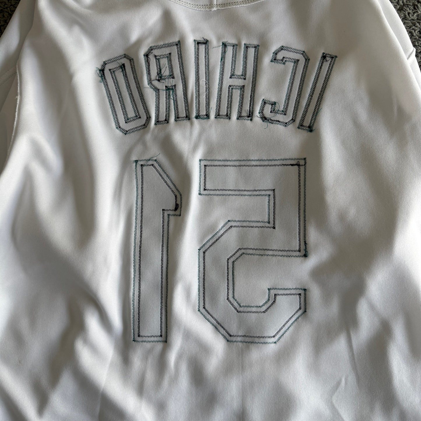100% Authentic Ichiro Suzuki 2005 Majestic MLB Seattle Mariners Jersey Mens XL