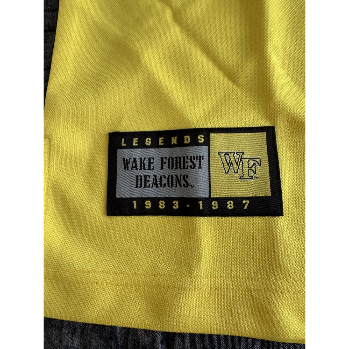 NWT Vintage Hardwood Legends MUGSY BOGUES NCAA Wake Forest #14 Jersey Stitched