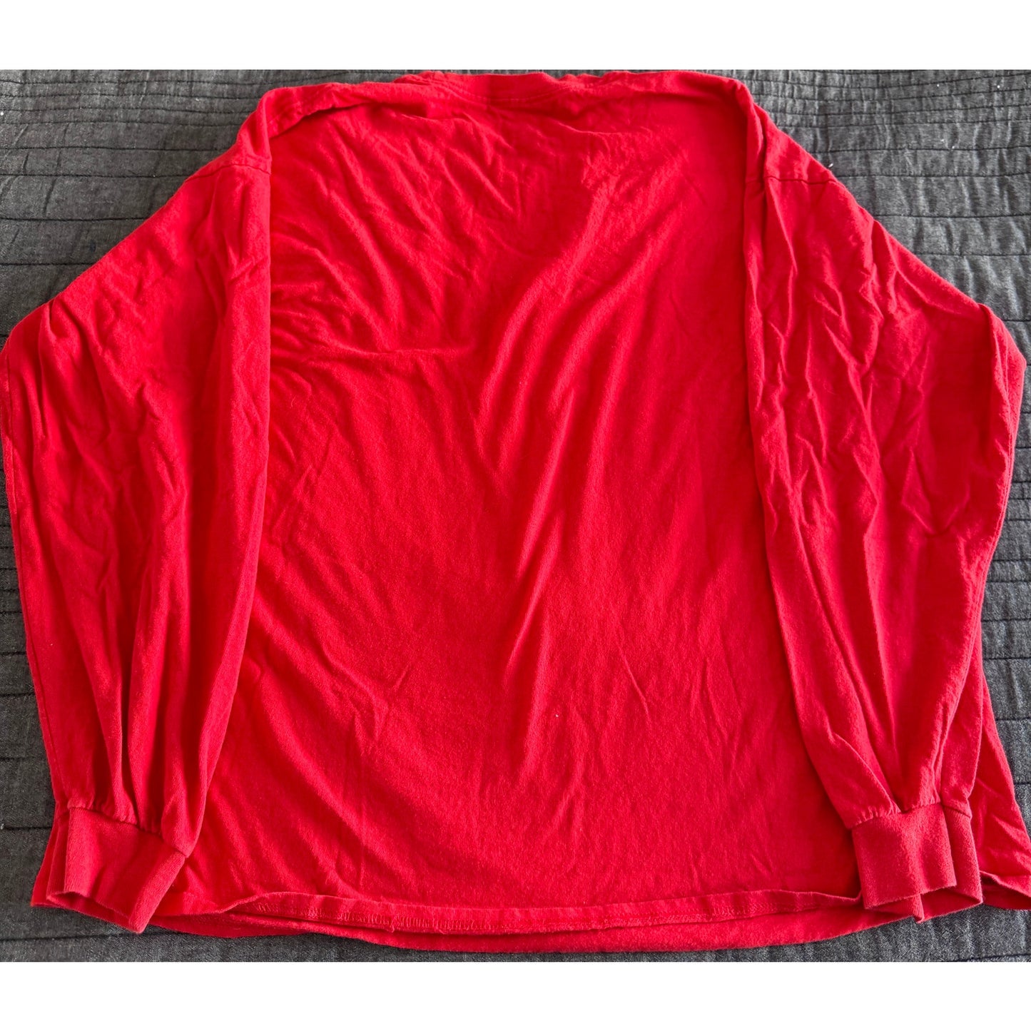 Fanatics NCAA Wisconsin Badgers Red Logo Shirt Men's XXL