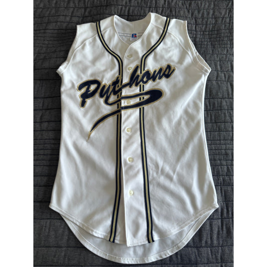 Vintage Russell Athletic Baseball Jersey - Authentic White Home Men's Size S