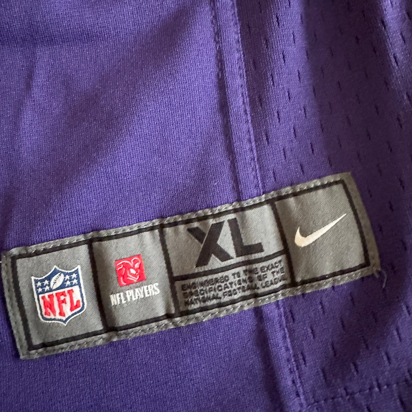 2023 Nike Odell Beckham Jr NFL Baltimore Ravens Purple Game Jersey Youth XL