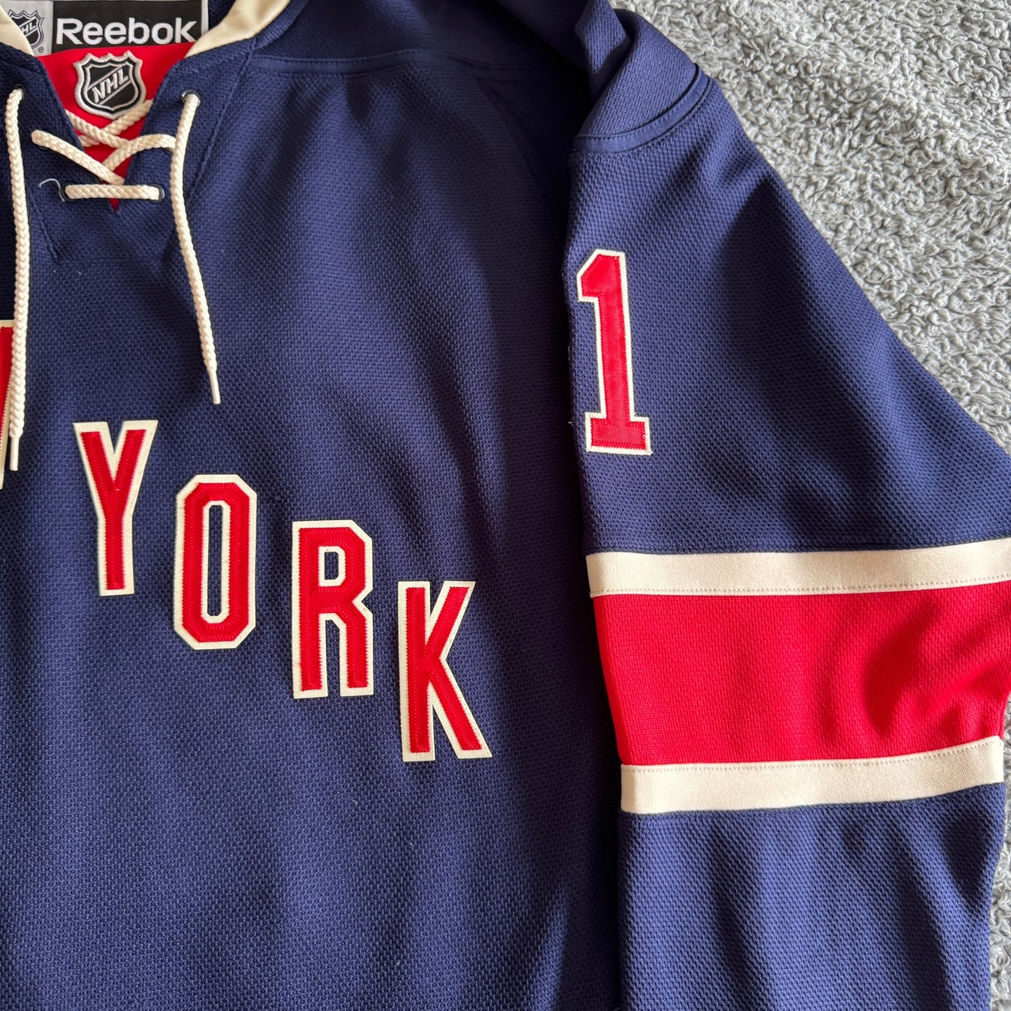 2014 Reebok Premier Rick Nash NHL New York Rangers Alternate Jersey Men's M