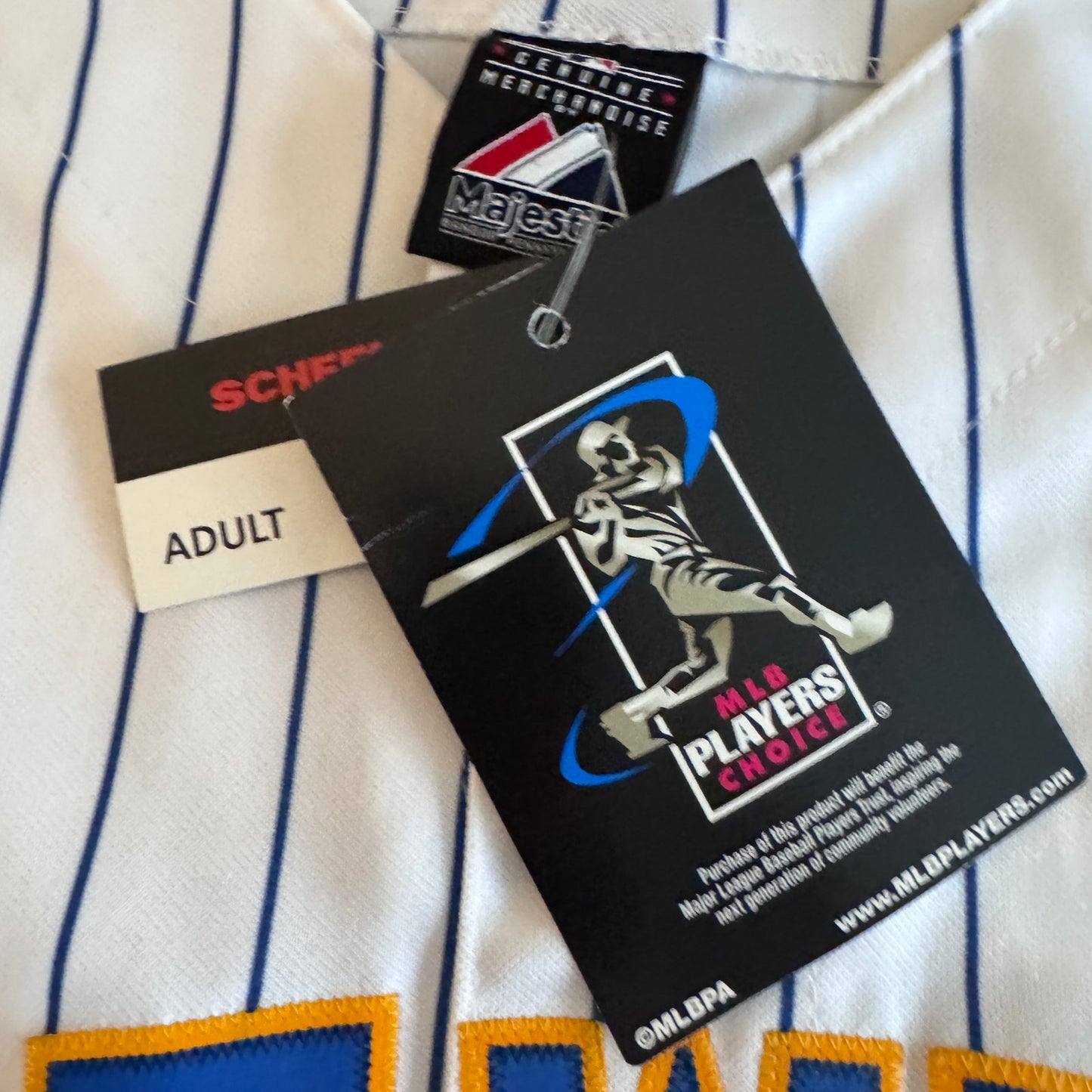 NWT 2013 Majestic Jean Segura MLB Milwaukee Brewers Alt White Jersey Men's XL