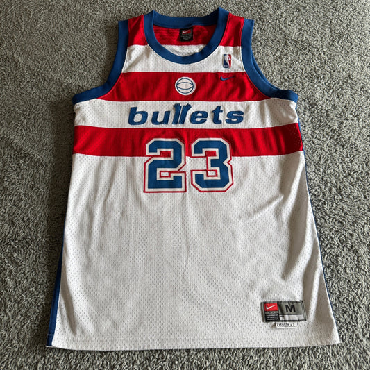 Vintage 2003 Nike Michael Jordan NBA Washington Wizard Bullets Swingman Jersey M