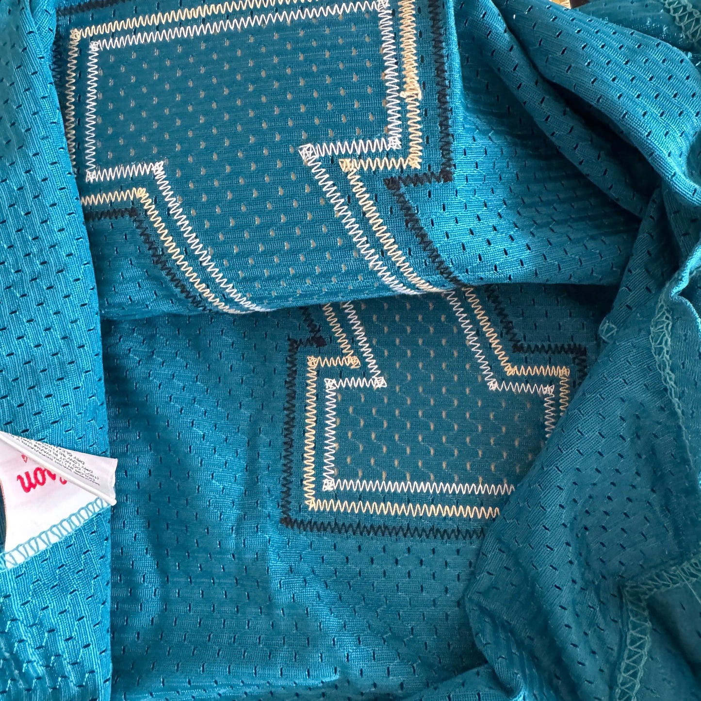 1995 Signed Wilson Steve Beuerlein NFL Jacksonville Jaguars Proline Jersey 46 L