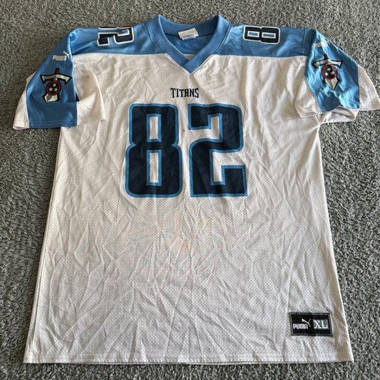 Vintage 2000 Puma Yancey Thigpen NFL Tennessee Titans Jersey XL Made in USA