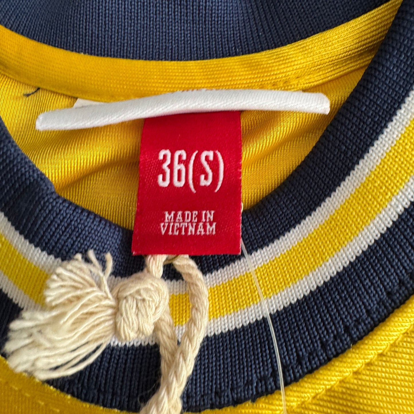 NWT Mitchell & Ness Chris Webber NCAA Michigan Wolverines 91-92 Jersey Mens 36-S