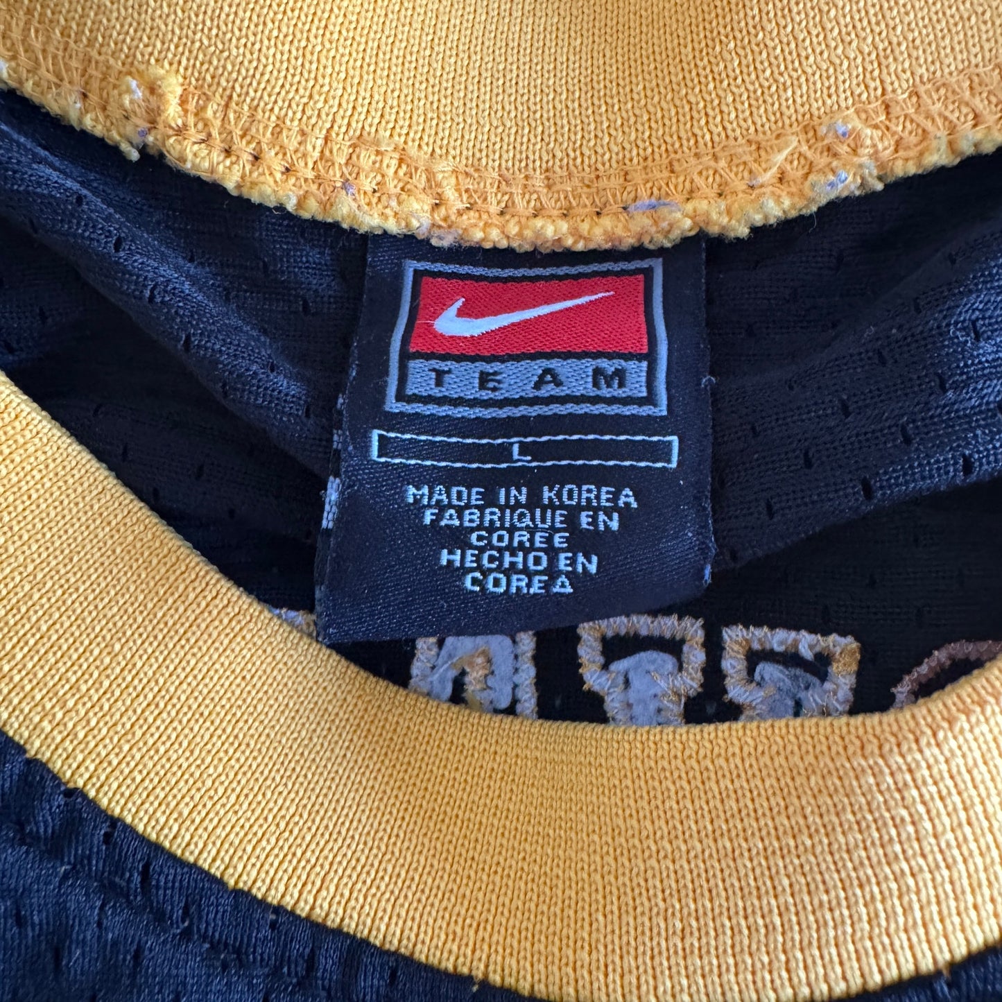 Kobe Bryant Vintage Nike NBA LA Lakers Jersey Black Swingman 1957 Rewind Y-L